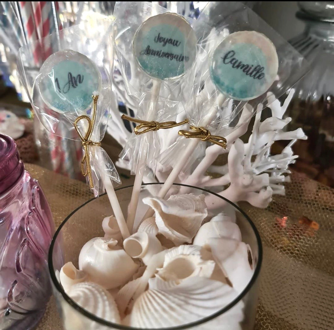 Sucettes personnalisés (10 pièces)