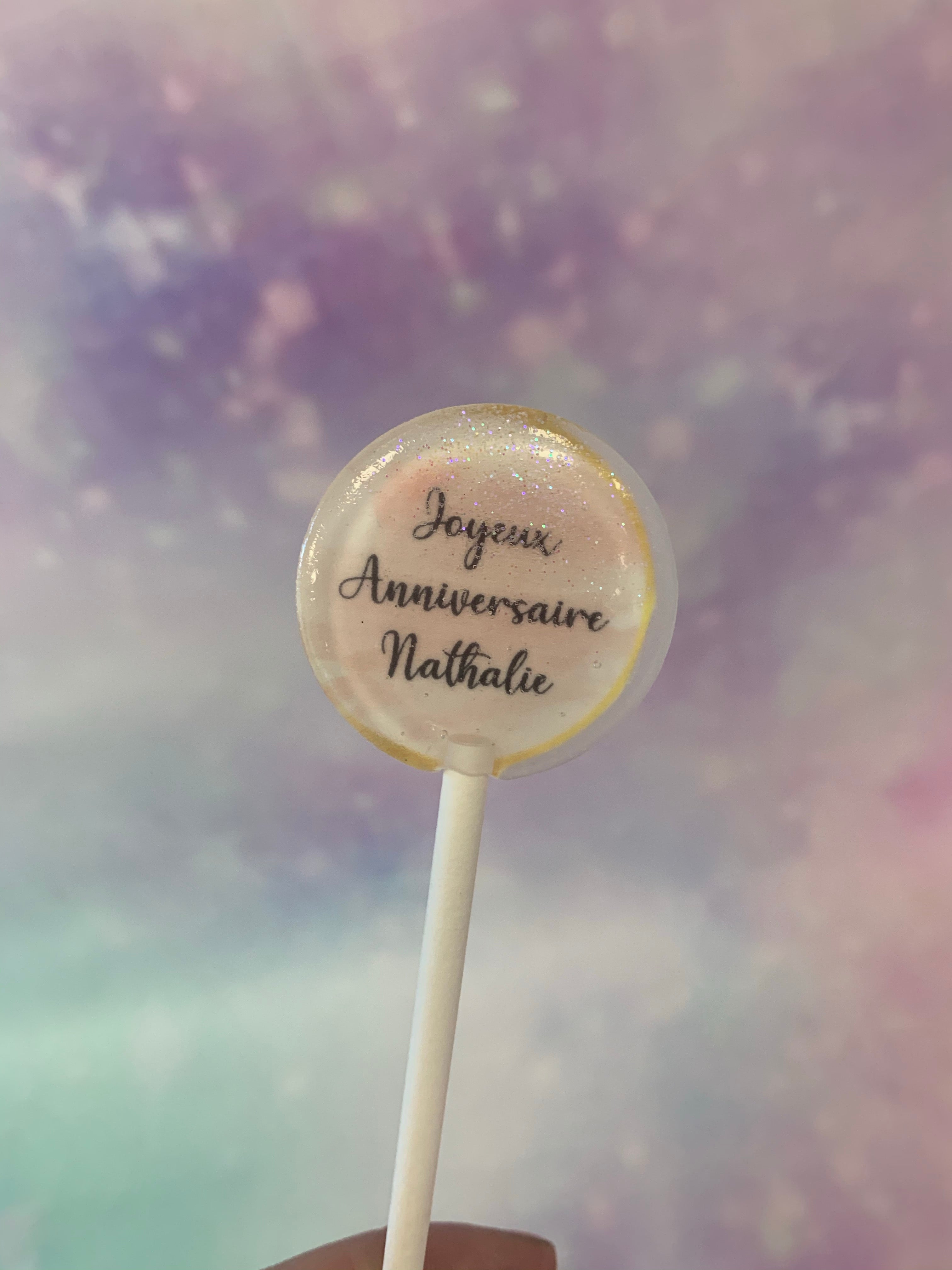 Sucettes personnalisés (10 pièces)